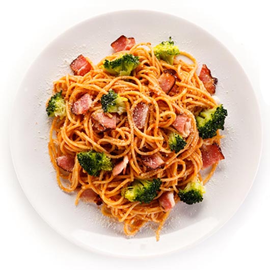 Pasta prosciutto